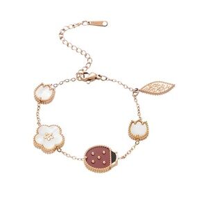 Ladybug Charm Bracelet